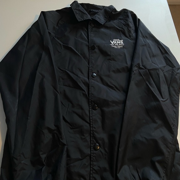 Vans Black Logo Windbreaker - Picture 2 of 3
